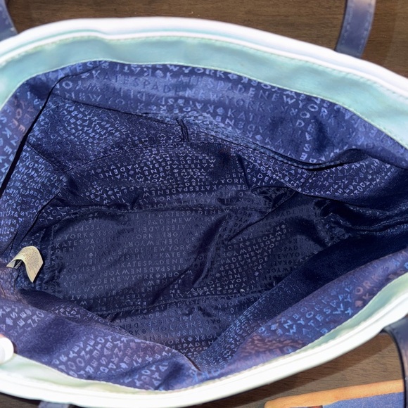 Kate Spade I Need A Vacation Blue and Green Tote Bag Set - Picture 4 of 16